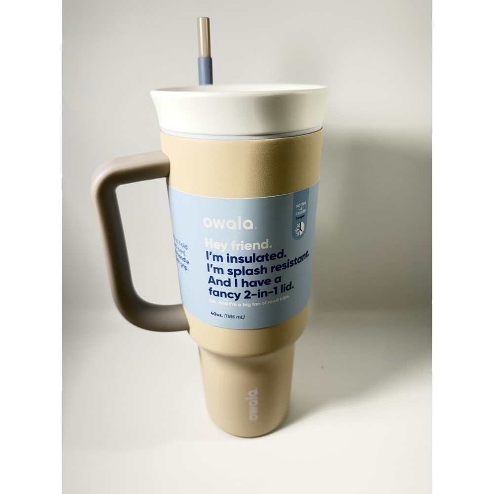 Owala Dune Drifter 40oz Vacuum Insulated‎ Tumbler - New - Picture 3 of 5